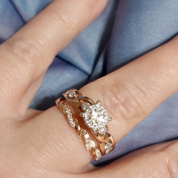 Beautiful Helzberg Diamonds 1 CT 14k Rose Gold Engagement Wedding… - Picture 5 of 15